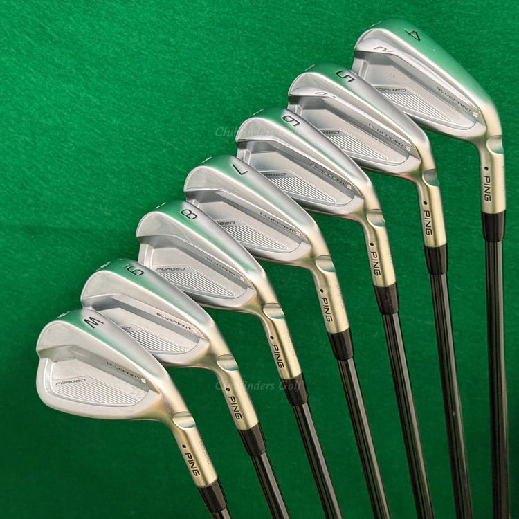 Ping Blueprint S Forged Black Dot 4-PW Iron Set Recoil Dart F3 Graphite Regular