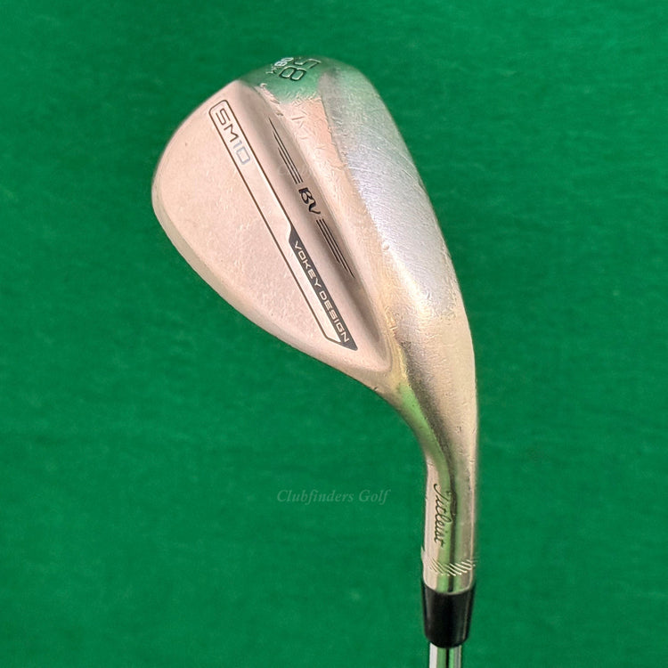 Titleist Vokey SM10 Nickel 58-8M 58° Lob Wedge Stepped Steel Wedge Flex