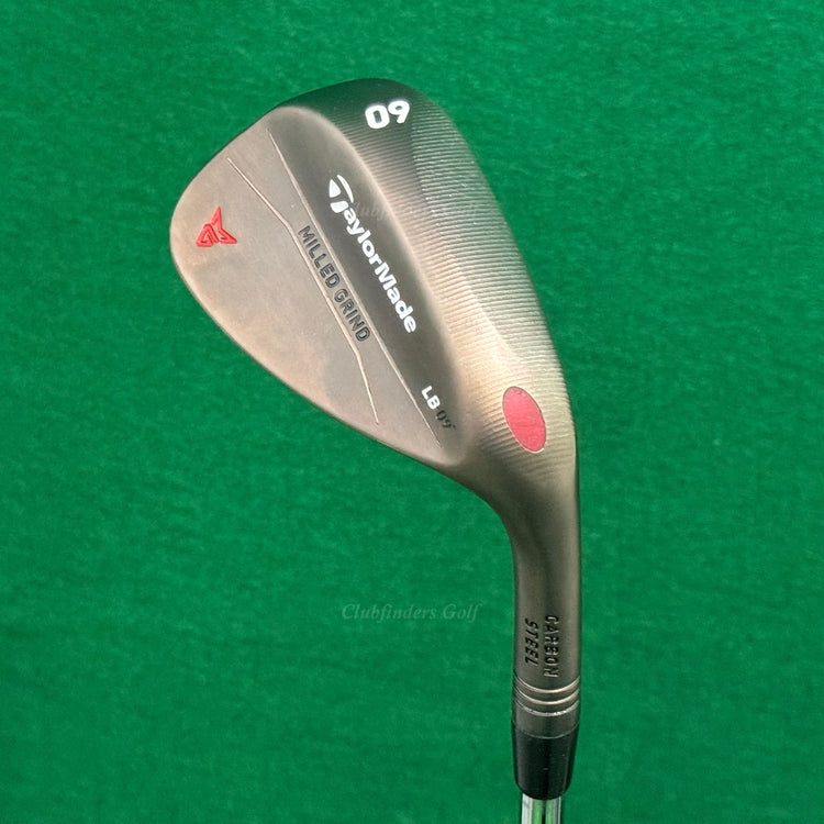 TaylorMade Milled Grind Black 60-LB09 60° Lob Wedge Stepped Steel Wedge Flex