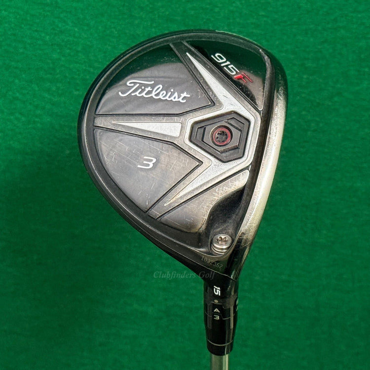 Titleist 915F 15° Fairway Wood 3 Mitsubishi Rayon Diamana M+ 50 Graphite Seniors