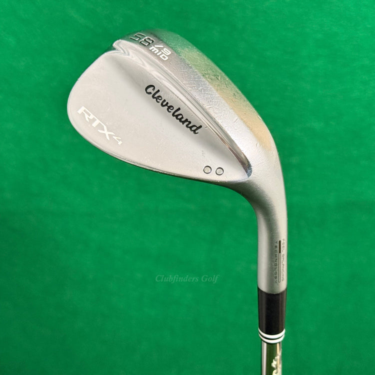 Cleveland RTX-4 Mid Chrome 58-9 58° Lob Wedge DG S400 Tour Issue Steel Stiff