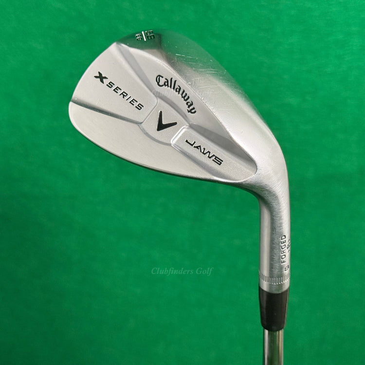 Callaway X Series Jaws Satin Chrome 58-CC 58° Gap Wedge DG 105 S300 Steel Stiff