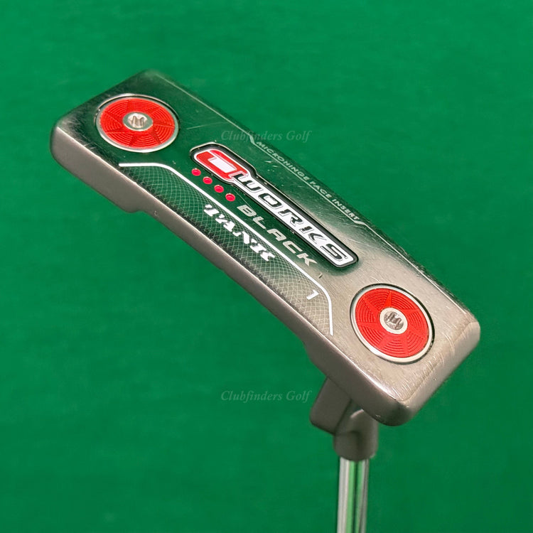 Odyssey O-Works Black Tank #1 36" Crank-Hosel Putter w/ Super Stroke & HC