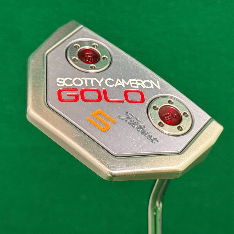 Scotty Cameron 2016 GoLo 5 35.5" Single-Bend Mallet Putter w/ Super Stroke & HC