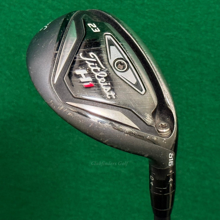 Titleist 816 H1 23° Hybrid Tensei 1K Black 85HY-S Graphite Stiff *DENT*