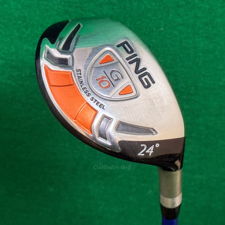 Ping G10 24° Hybrid Mitsubishi JavlnFX Mh7 Graphite Stiff w/HC