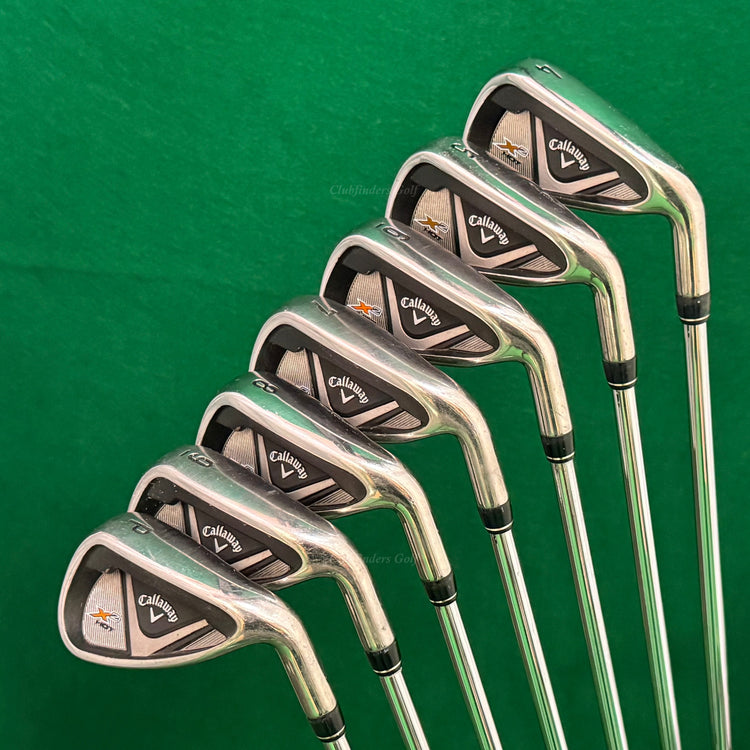 Callaway X2 Hot 4-PW Iron Set True Temper Speed Step 85 Steel Regular