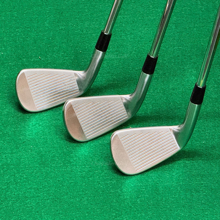 Cobra King 2019 Forged CB/MB Combo Chrome 4-PW Iron Set KBS Tour Steel Stiff