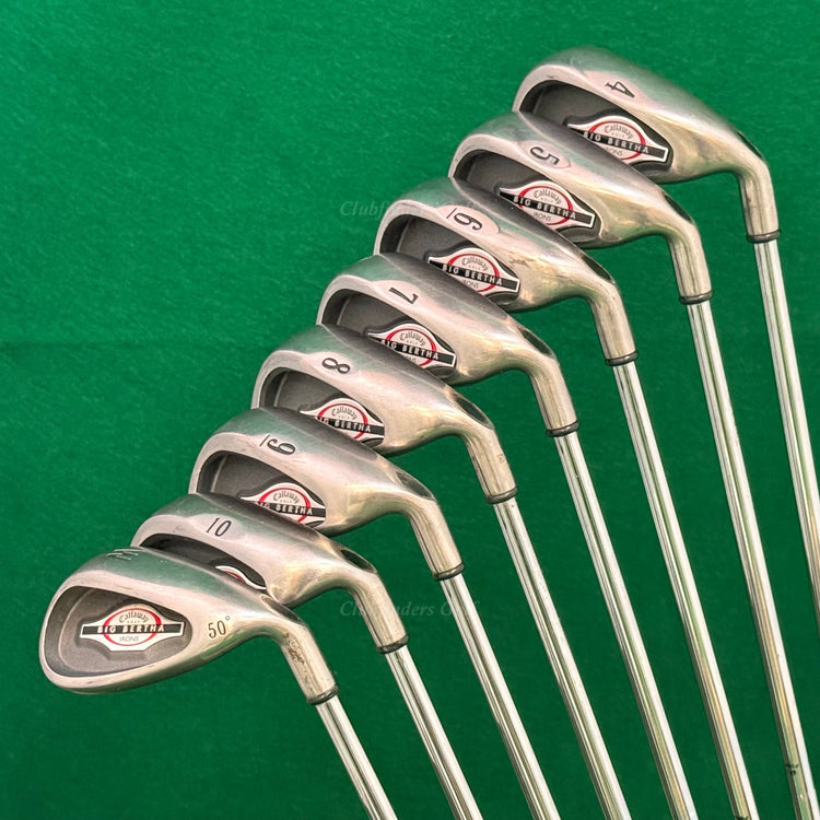 Callaway Big Bertha 2002 4-AW Iron Set Factory Constant Weight Steel Uniflex