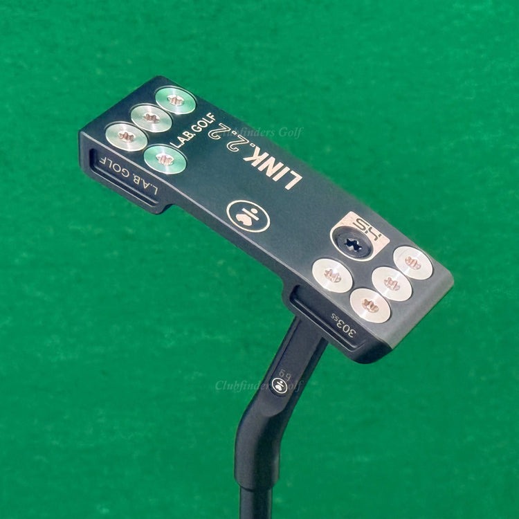 LAB Golf LINK.2.2 HS 2026 Milled 35" Putter Golf Club Matte Black Stepped w/ HC