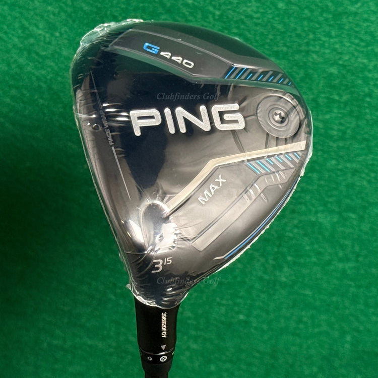 NEW LH Ping G440 MAX 15° Fairway 3 Wood Ping Alta CB 65-S Graphite Stiff w/HC