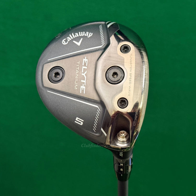 Callaway ELYTE Titanium 18° Fairway Wood 5 HZRDUS GEN6 70G 6.5 Extra Stiff