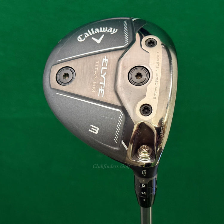 Callaway ELYTE Titanium 15° Fairway Wood 3 Project X Denali Blue 50G 6.0 Stiff