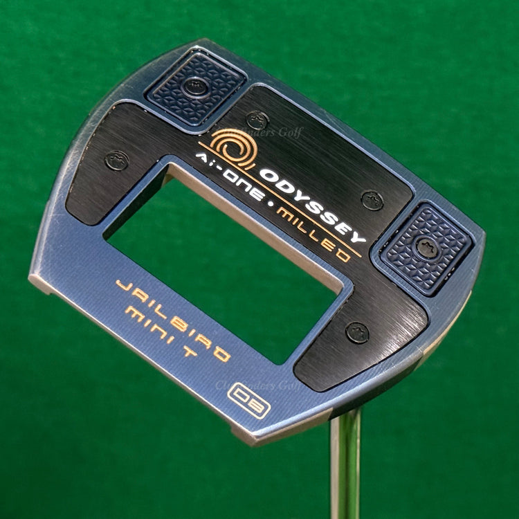 Odyssey 2025 Ai-ONE Milled Jailbird Mini T Versa 34.5" Double-Bend Putter SL90