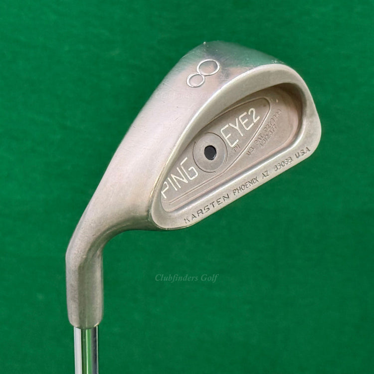 LH Ping Eye 2 Black Dot Single 8 Iron Karsten ZZ-Lite Steel Stiff