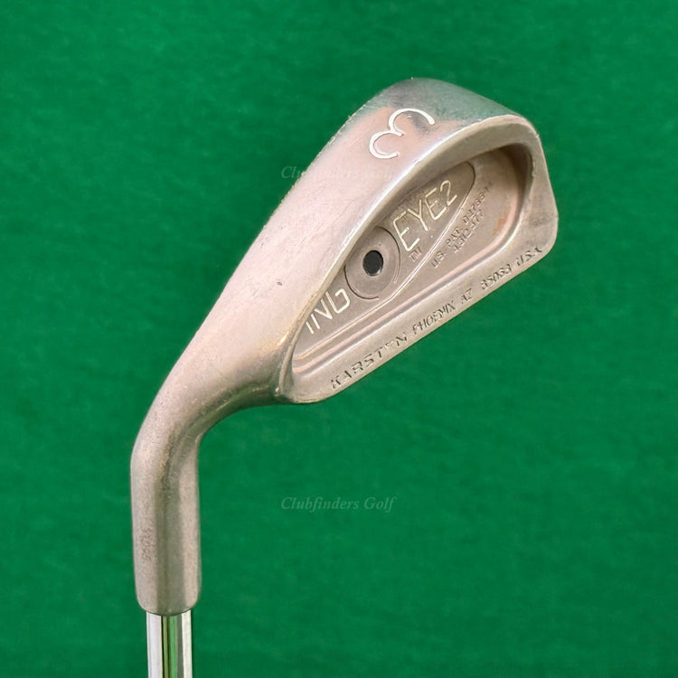 LH Ping Eye 2 Black Dot Single 3 Iron Karsten ZZ-Lite Steel Stiff