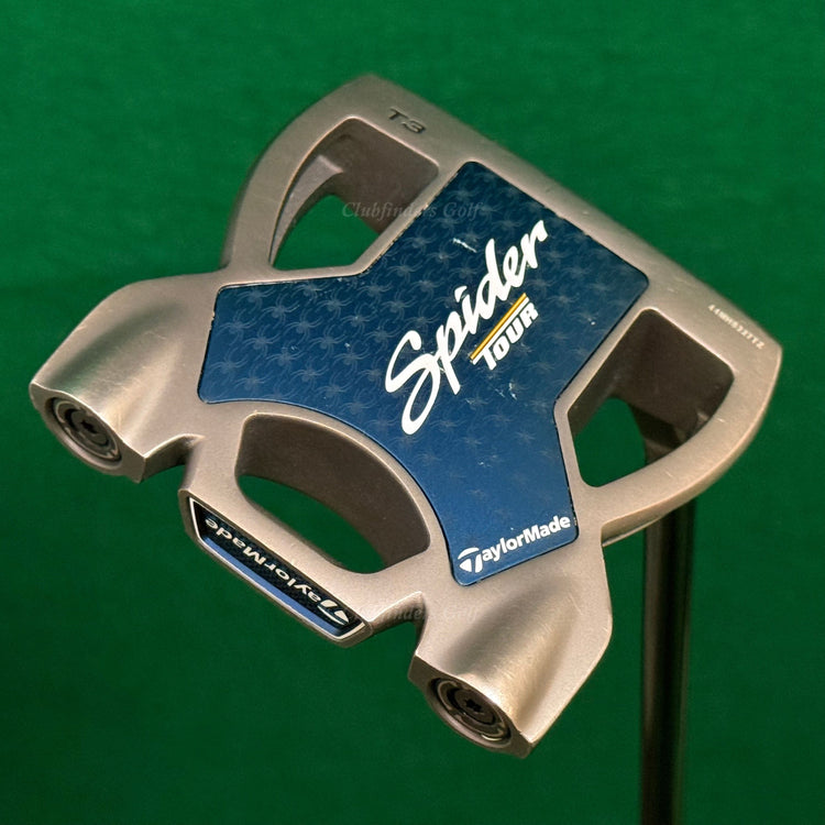 TaylorMade Spider Tour #3 34" T3 Slant-Neck Putter KBS W/ Super Stroke & HC