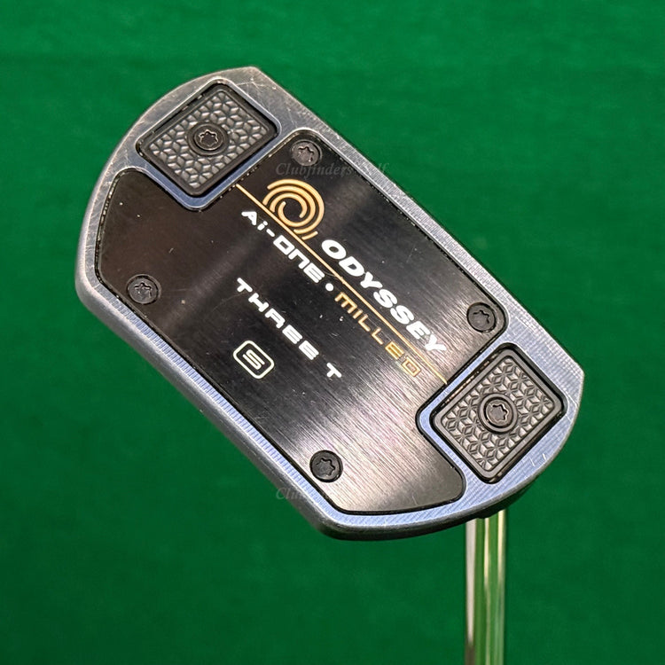 Odyssey Ai-ONE Milled Three T S 33" Slant-Neck Mid-Mallet Putter SL90 w/ HC
