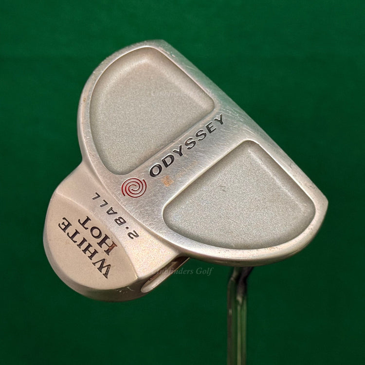 Odyssey White Hot 2-Ball 35" Double-Bend Mallet Putter Golf Club