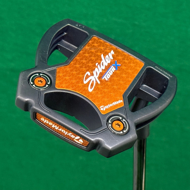 TaylorMade Spider Tour X Black 34" X1 L-Neck Mallet Putter w/ Super Stroke