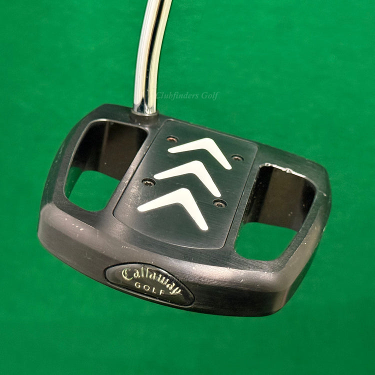 Callaway i-Trax Milled Double-Bend 35.5" interchangeable "vision strips" Putter