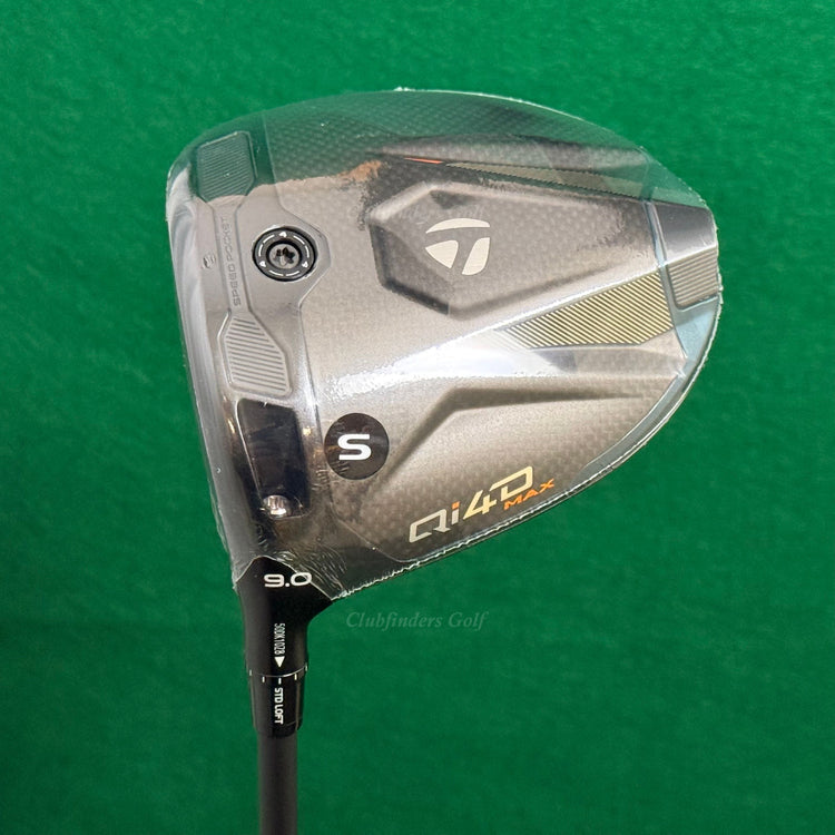 NEW LH TaylorMade 2026 Qi4D Max 9° Driver Mitsubishi REAX MR50 Blue Stiff w/ HC