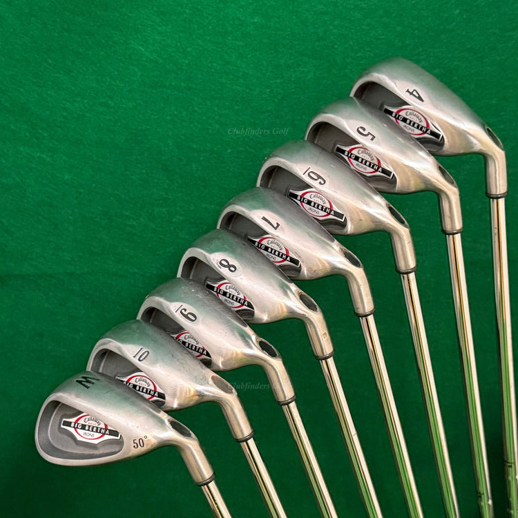 Callaway Big Bertha 2002 4-AW Iron Set Big Bertha Constant Weight Steel Uniflex