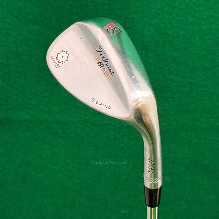 Titleist Vokey SM5 Tour Chrome 60-7S 60° Lob Wedge Vokey Design Steel Wedge Flex
