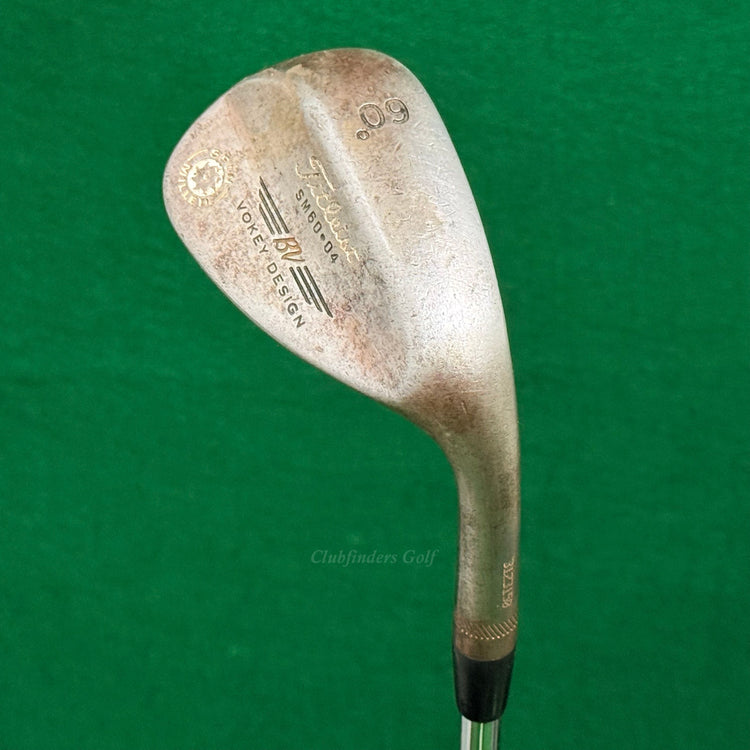 Titleist Vokey Design Spin Milled Oil Can 60-4 60° Lob Wedge Stepped Wedge Flex