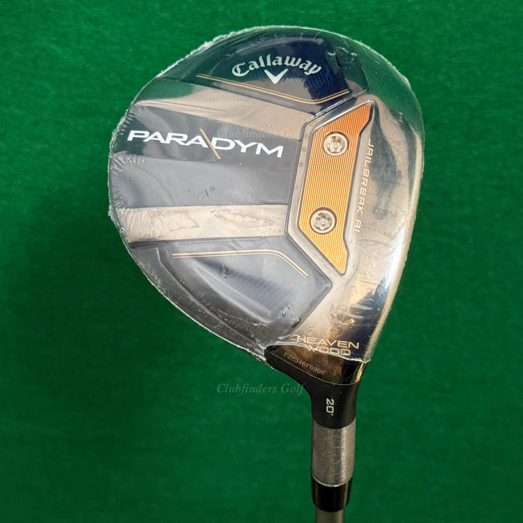 NEW Callaway Paradym Ai Smoke Max 20° Fairway Heaven Wood Air Speeder 50 Regular