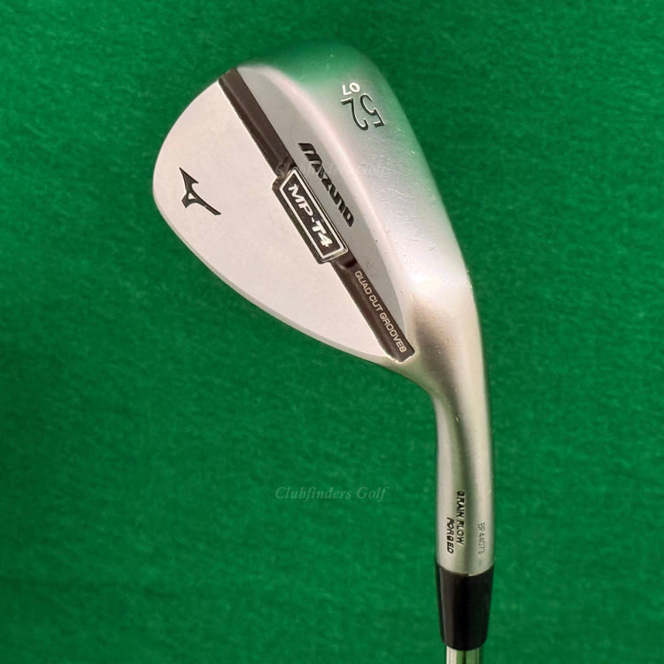 Mizuno MP-T4 White Satin 52-7 52° Gap Wedge DG Spinner Steel Wedge Flex