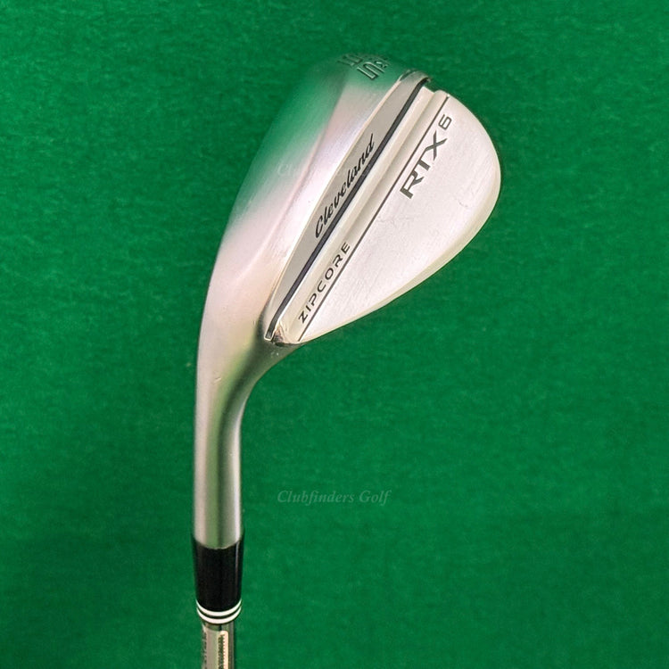 LH Cleveland RTX6 Zipcore Chrome 56-10 56° Sand Wedge DG Spinner TI Steel