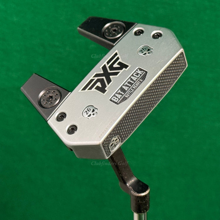 PXG Bat Attack Battle Ready II 34" Plumber's-Neck Mallet M16 Putter w/ HC