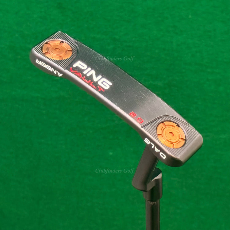 Ping Vault 2.0 Dale Anser Black Dot Stealth Black 33.5" Putter Golf Club w/ HC