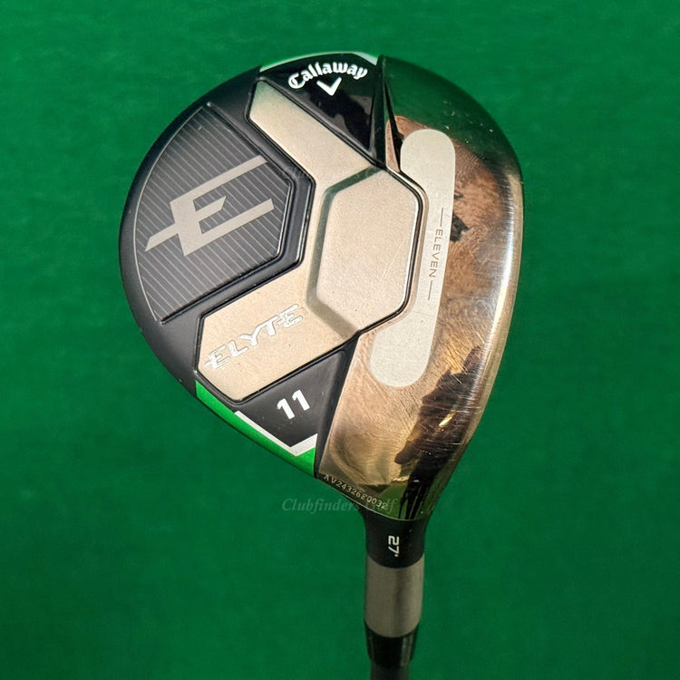 Callaway ELYTE 27° Fairway 11 Wood Vanquish 4-R2 Graphite Seniors w/ HC