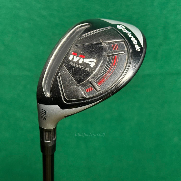 LH TaylorMade M4 Rescue 19° 3 Hybrid Fujikura Atmos 7S Graphite Stiff
