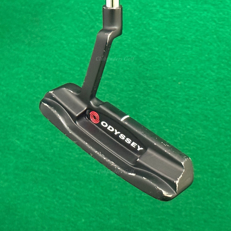 Odyssey DFX Black #1 35" Plumber's-Neck Blade Putter Golf Club w/ HC