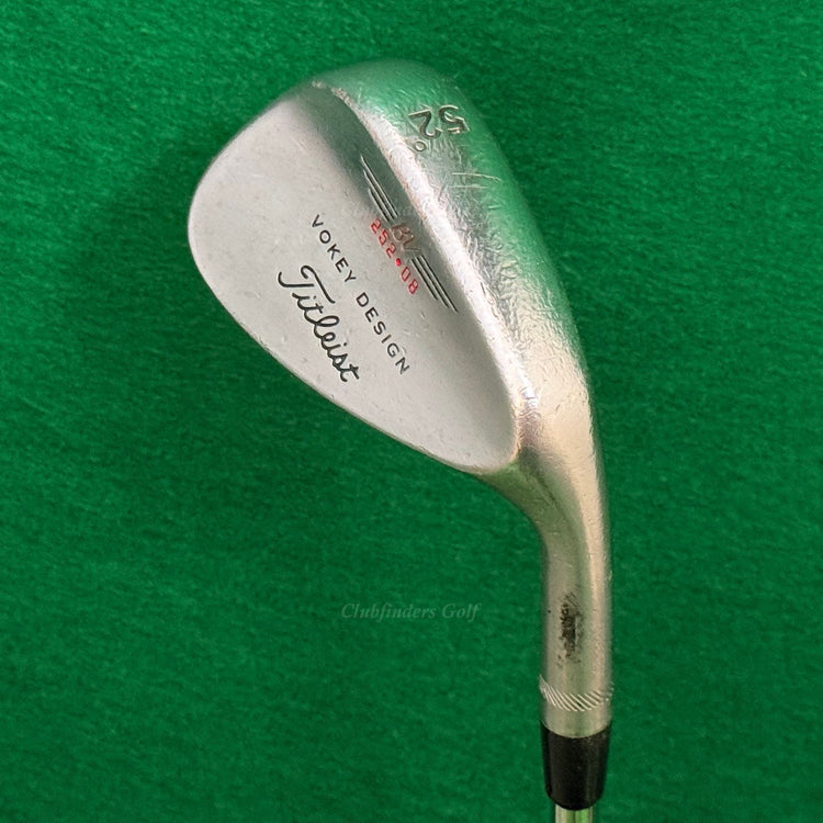 Titleist Vokey Design 200 Series 52-8 52° Gap Wedge Stepped Steel Wedge Flex