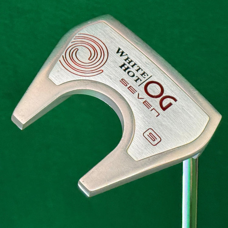 Odyssey 2023 White Hot OG SEVEN 34" Slant-Neck Mallet Putter Golf Club