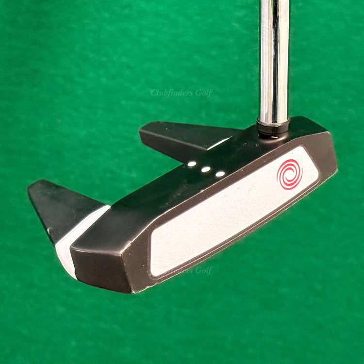Odyssey White Hot Versa #7 Black 35.5" Double-Bend Mallet Putter w/Super Stroke