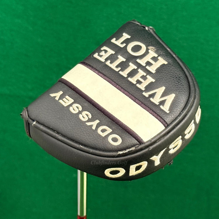 LH Odyssey White Hot Versa TWELVE 35" DB Mallet Putter w/ Super Stroke & HC