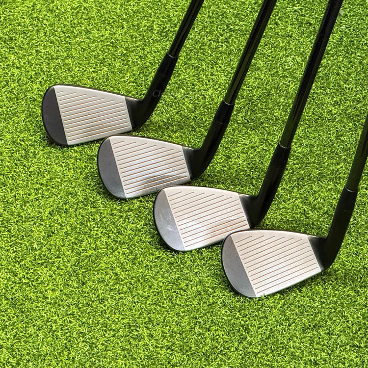Mizuno JPX 925 Forged Black 4-GW Iron Set KBS Tour Lite Steel Stiff