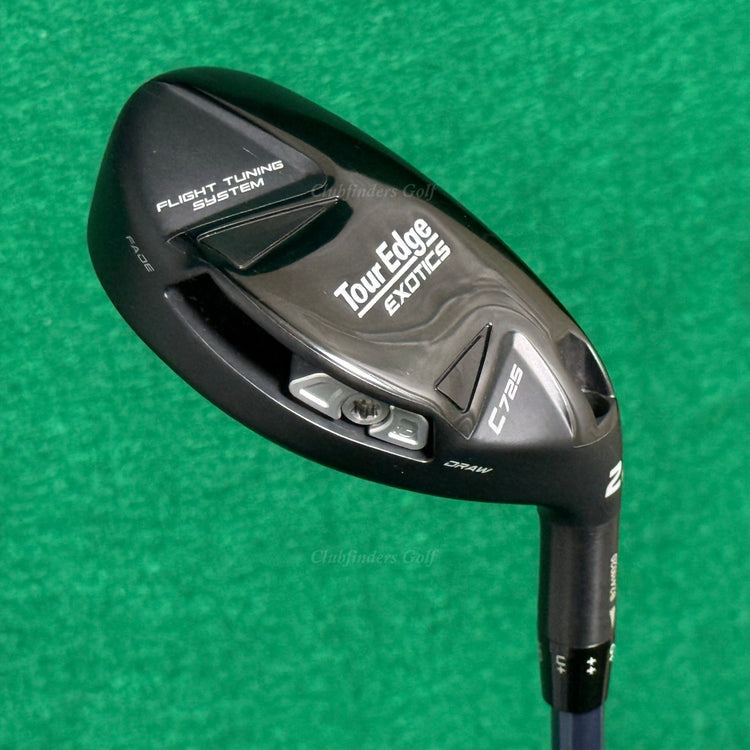 Tour Edge Exotics C725 17° 2 Hybrid Denali Blue 80g HY 6.0 Graphite Stiff w/HC