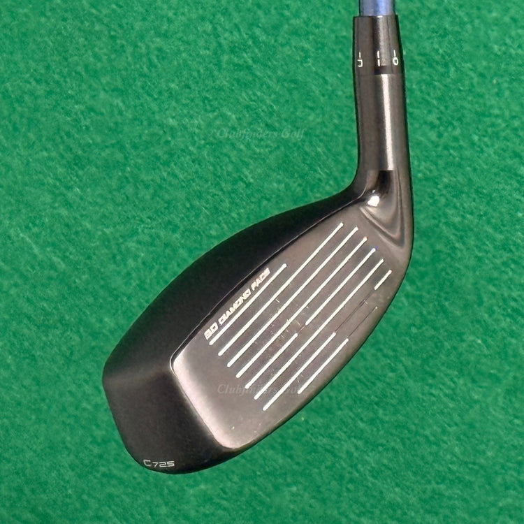 Tour Edge Exotics C725 17° 2 Hybrid Denali Blue 80g HY 6.0 Graphite Stiff w/HC