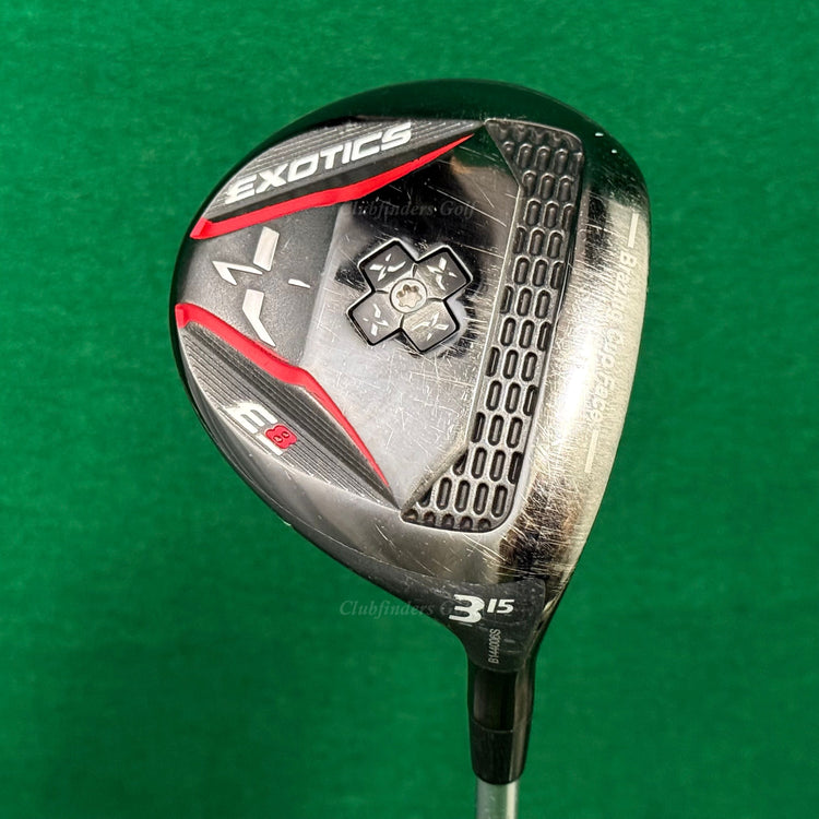 Tour Edge Exotics E8 15 Fairway Wood 3 Fujikura Exotics Pro 62 Graphite Stiff