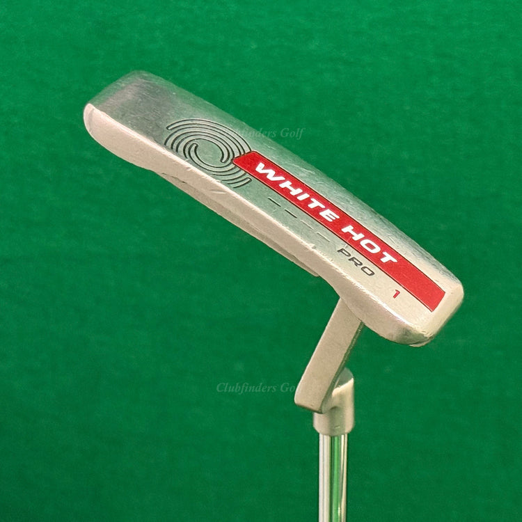 Odyssey White Hot Pro #1 Chrome Plumbers-Neck 35" Putter Golf Club