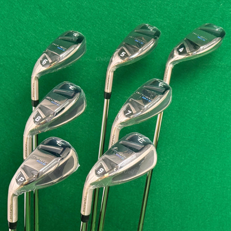 NEW LH Tour Edge Hot Launch Max D 4-PW Iron Set KBS Max MT 85 Steel Regular