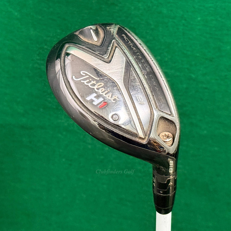 Titleist 818 H1 21° Hybrid Fujikura Atmos HB Tour Spec 8S Graphite Stiff