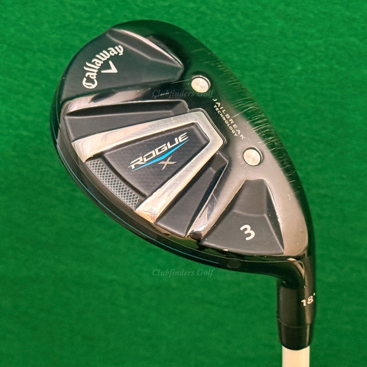 Callaway Rogue X 18° 3 Hybrid Aldila Rogue Silver 95 MSI 85H-S Graphite Stiff