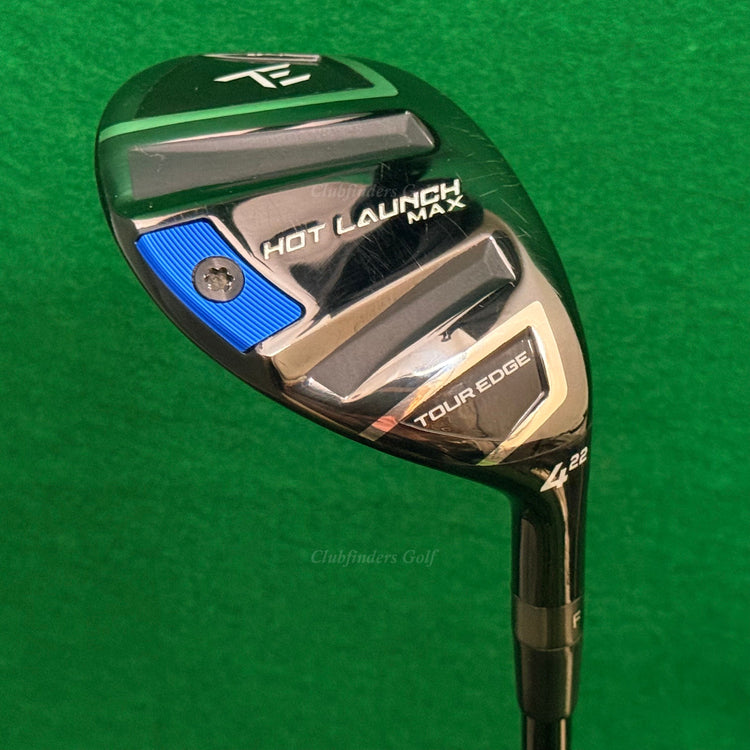 Tour Edge Hot Launch Max 22° 4 Hybrid Aldila Ascent 55-R Graphite Regular w/HC